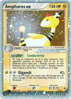 Ampharos ex from Dragon #89