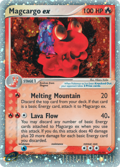 Magcargo ex from Dragon #95