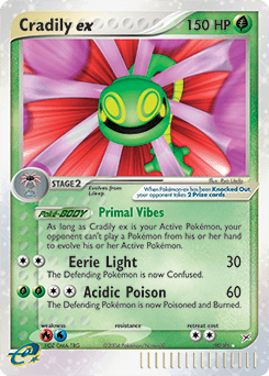 Cradily ex from Team Magma vs Team Aqua #90