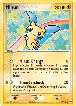 Minun from Hidden Legends #67