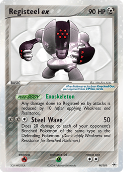 Registeel ex from Hidden Legends #99