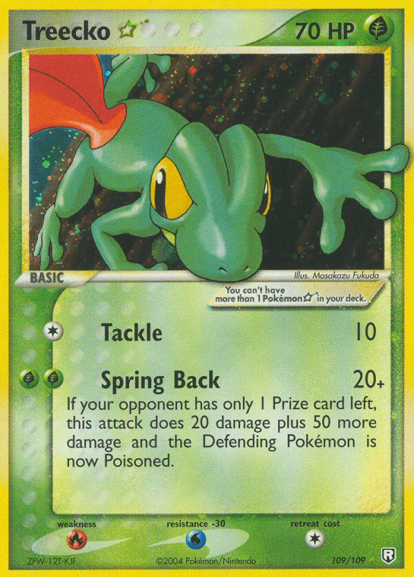 Treecko ★ from Team Rocket Returns