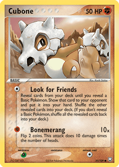 Cubone from Team Rocket Returns #51