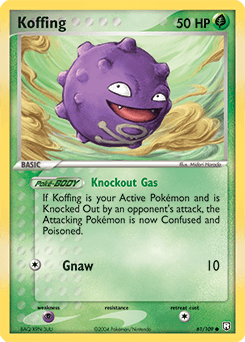 Koffing from Team Rocket Returns #61
