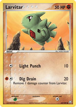 Larvitar from Team Rocket Returns #63