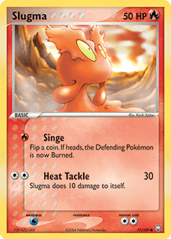 Slugma from Team Rocket Returns #77