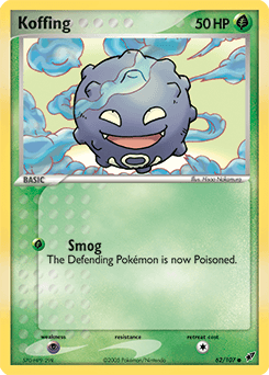 Koffing from Deoxys #62