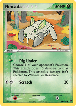 Nincada from Deoxys #67