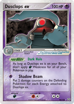 Dusclops ex from Emerald #94