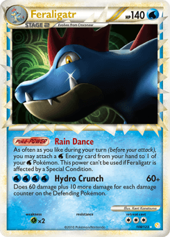 Feraligatr from HeartGold & SoulSilver #108