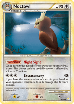Noctowl from HeartGold & SoulSilver #8