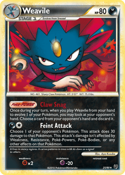 Weavile from HS—Undaunted #25