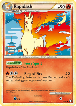 Rapidash from HS—Triumphant #8