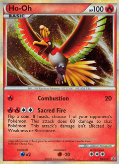 Ho-Oh from HGSS Black Star Promos