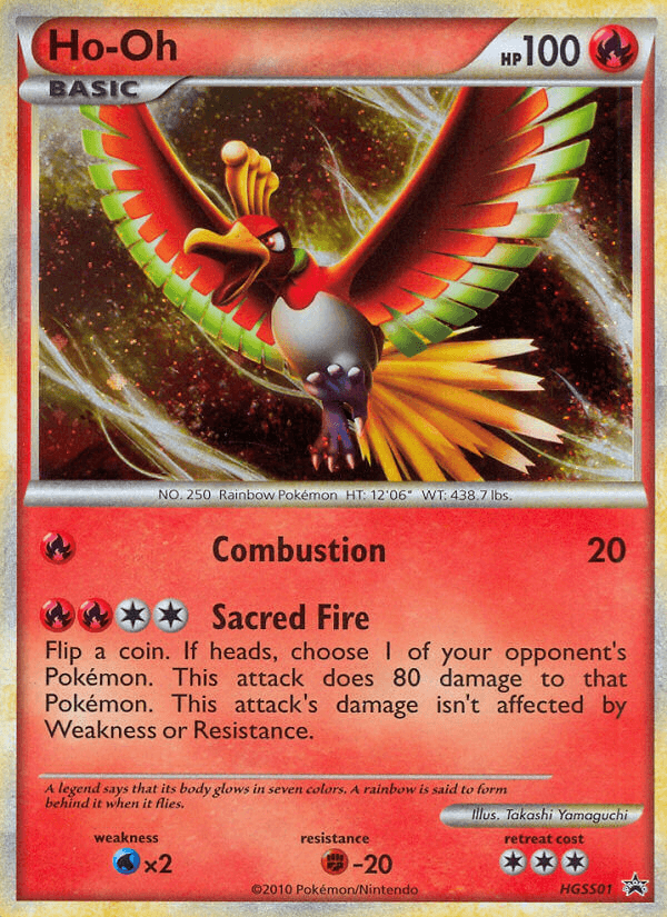 Ho-Oh from HGSS Black Star Promos
