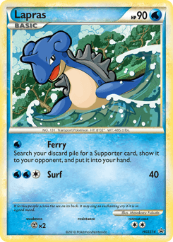 Lapras from HGSS Black Star Promos #HGSS14