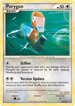 Porygon from HGSS Black Star Promos #HGSS22