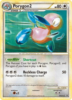 Porygon2 from HGSS Black Star Promos #HGSS23