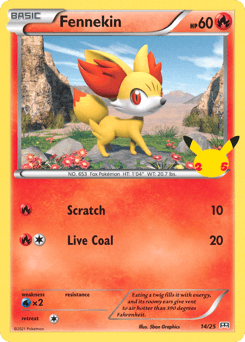 Fennekin from McDonald's Collection 2021 #14