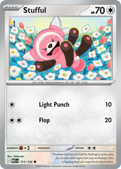 Stufful from Mega Evolution #111