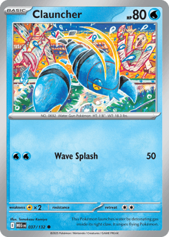 Clauncher from Mega Evolution #37