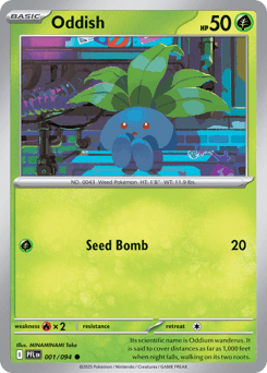 Oddish from Phantasmal Flames