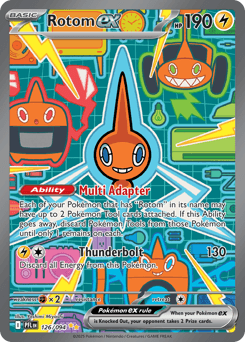 Rotom ex from Phantasmal Flames #126