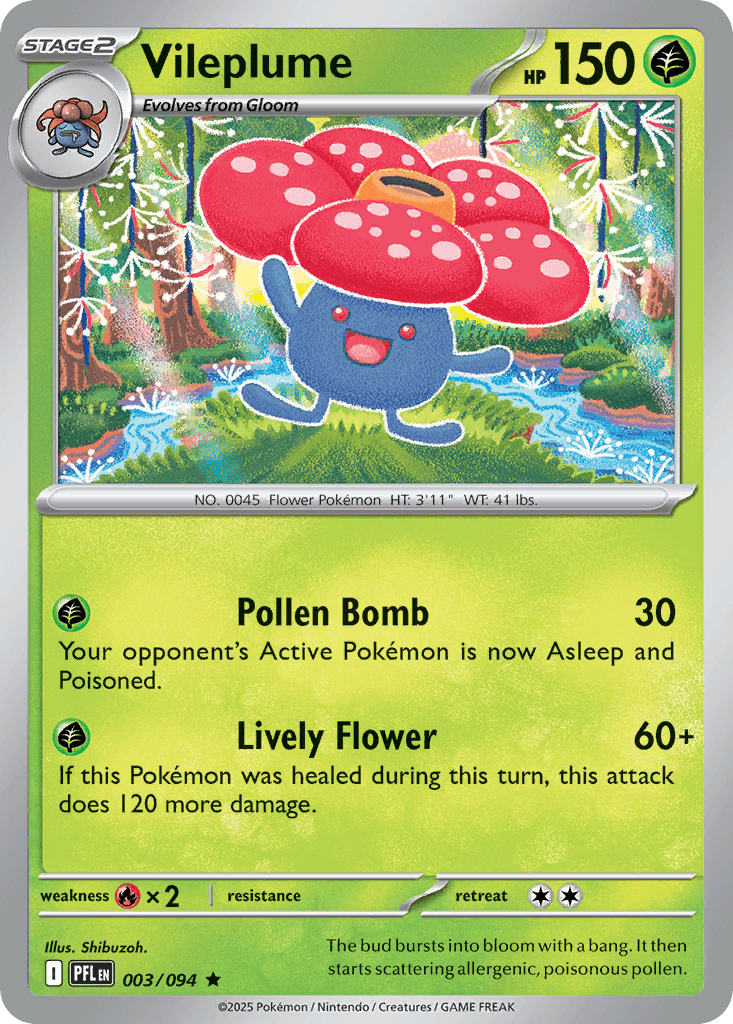 Vileplume from Phantasmal Flames