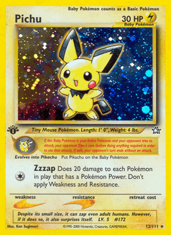 Pichu from Neo Genesis #12