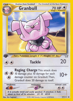 Granbull from Neo Genesis #37