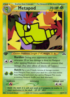 Metapod from Neo Discovery #42