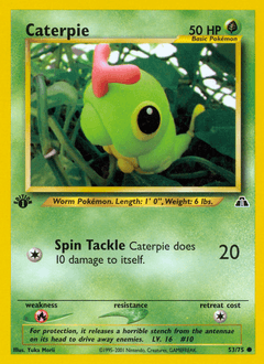 Caterpie from Neo Discovery #53