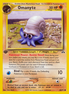 Omanyte from Neo Discovery #60