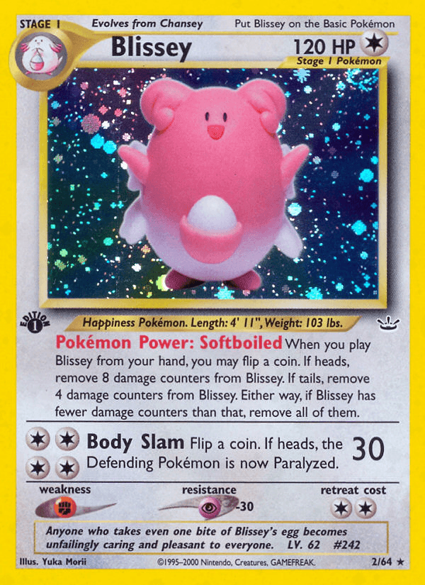 Blissey from Neo Revelation