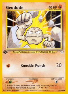 Geodude from Neo Revelation #44
