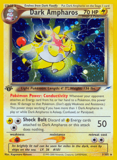 Dark Ampharos from Neo Destiny