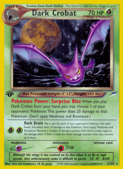 Dark Crobat from Neo Destiny