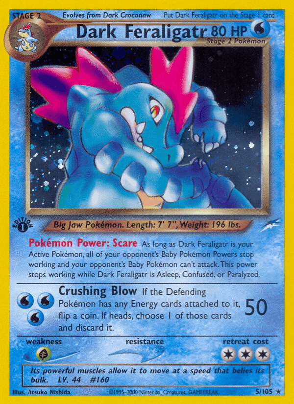 Dark Feraligatr from Neo Destiny
