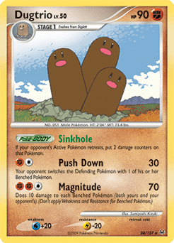 Dugtrio from Platinum #24