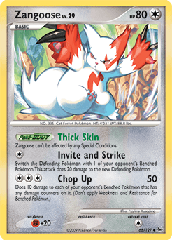 Zangoose from Platinum #66