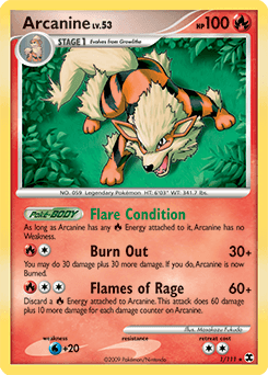 Arcanine from Rising Rivals