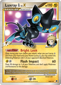Luxray GL LV.X from Rising Rivals #109
