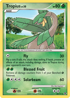 Tropius from Rising Rivals #52