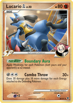 Lucario GL from Rising Rivals #8