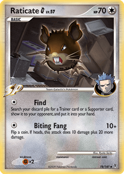 Raticate G from Supreme Victors #78