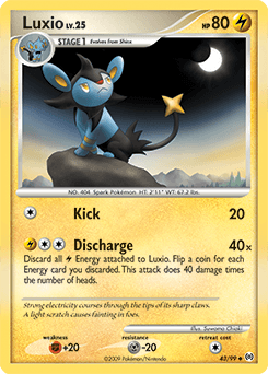 Luxio from Arceus #43