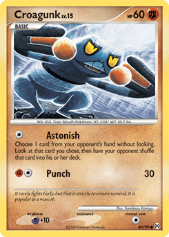 Croagunk from Arceus #61