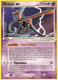 Deoxys ex from POP Series 4 #17