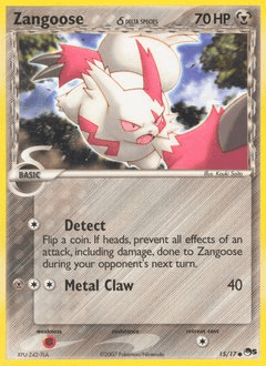 Zangoose δ from POP Series 5 #15