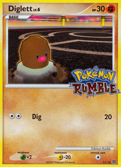 Diglett from Pokémon Rumble #11